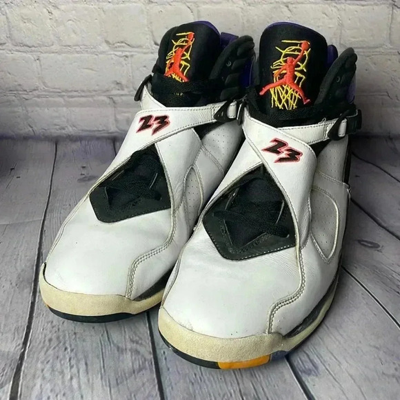 Nike Air Jordan 8 Retro Three Peat Size 11.5 OG VIII 305381-142 White Black main image 15